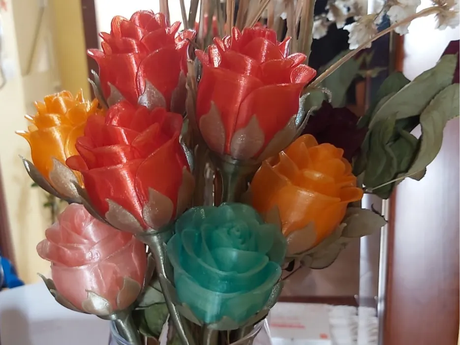 Rose with stem