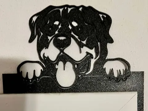 Rottweiler Corner Door Sign