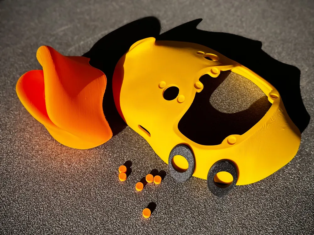 Rubber Duck Mask, photo 3 of 4 - Rubber Duck Mask Props & Cosplay