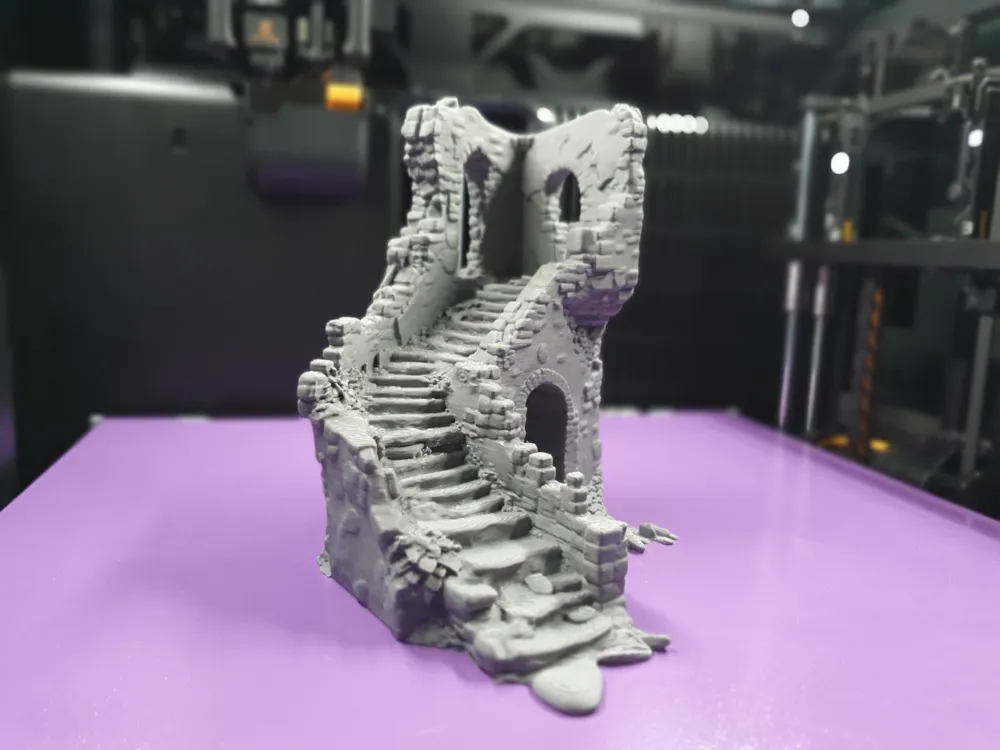 Ruined Stone Stairs Decor