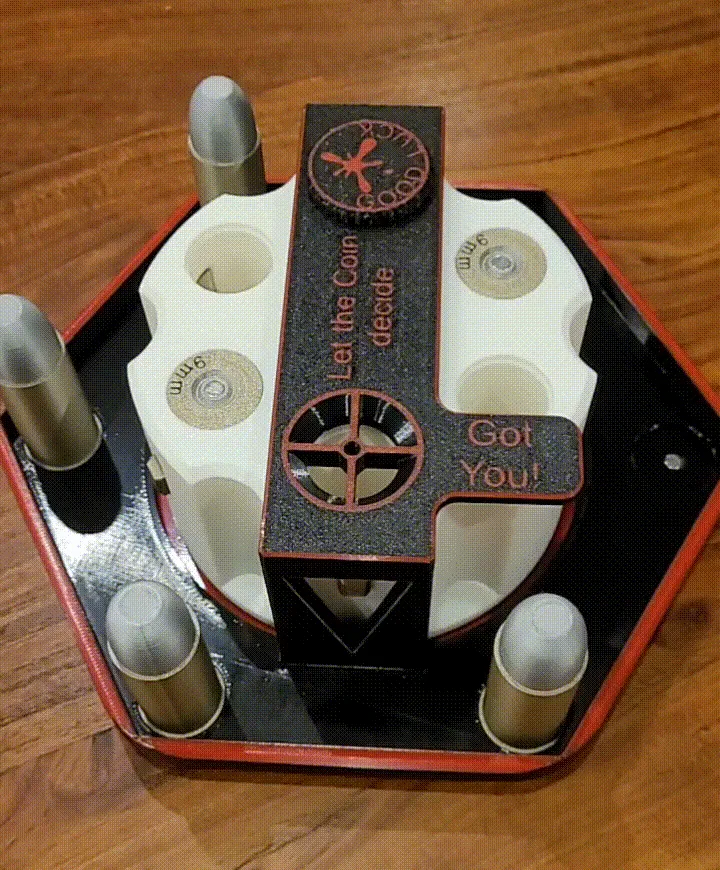 Russian Roulette TABLE Game, drinking Game