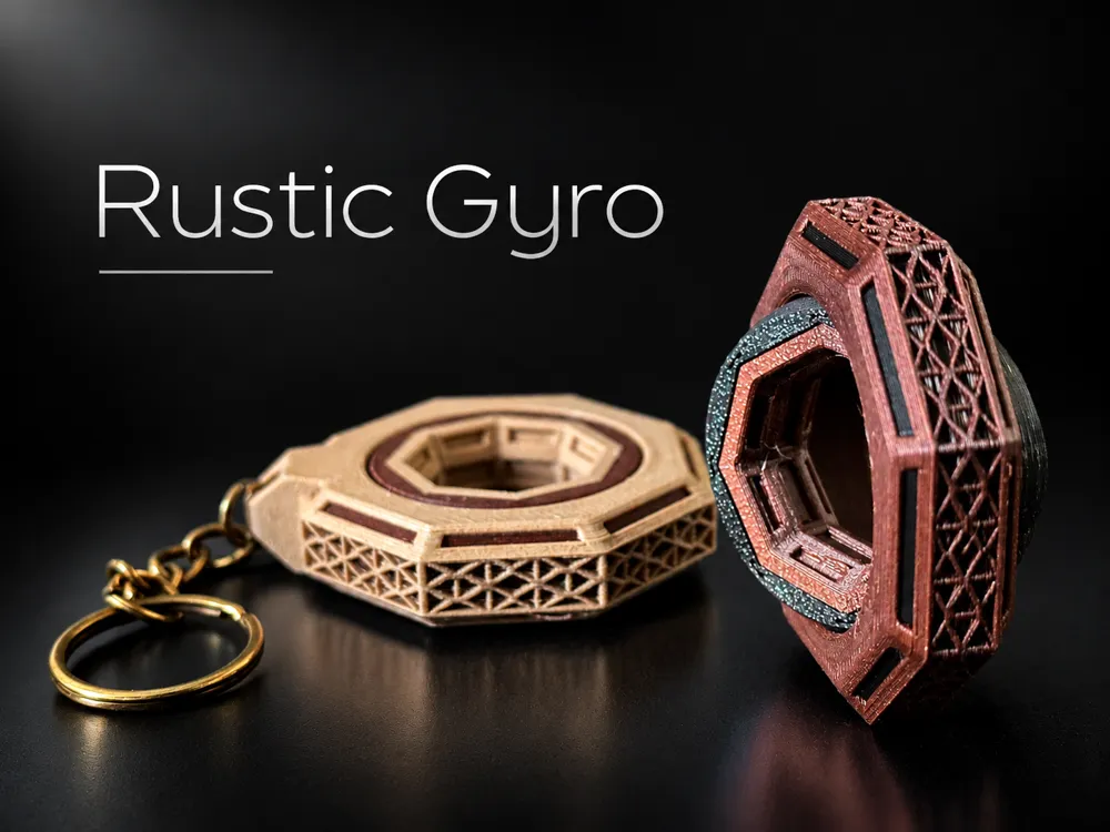 Rustic Gyro Fidget Spinner & Keychain Option - Other Toys & Games, in stock in India