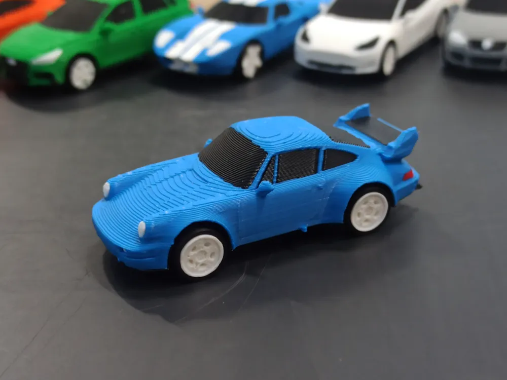 RWB Porsche 911 (964) Turbo kit card, photo 2 of 4 - Car, Tank & Vehicle Kit Cards, porsche 718