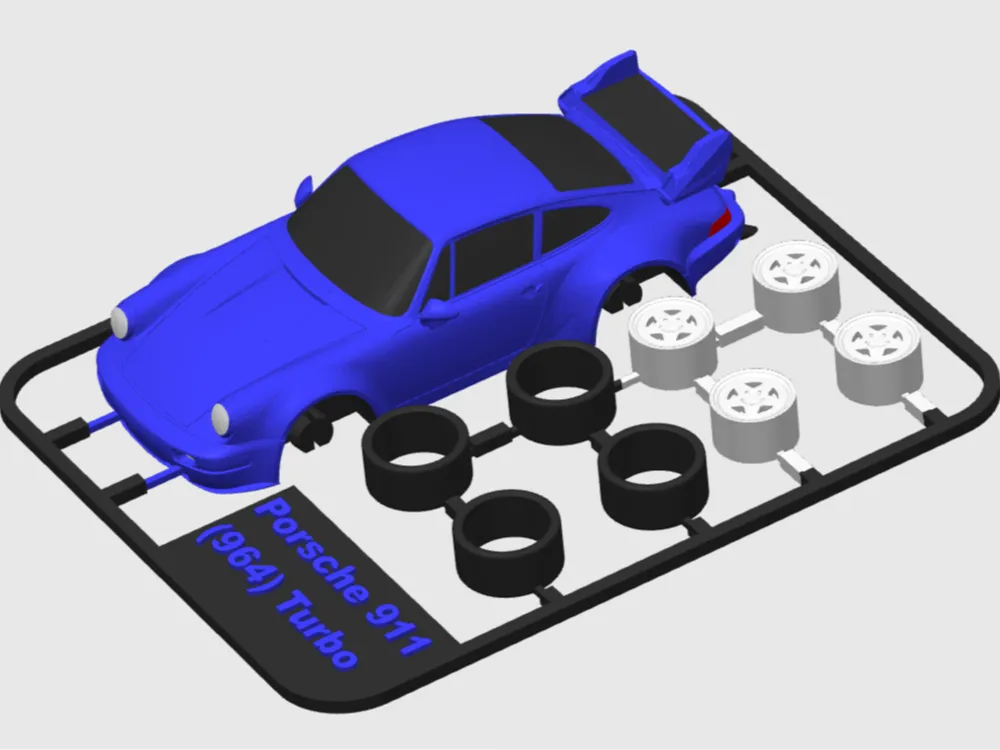 RWB Porsche 911 (964) Turbo kit card