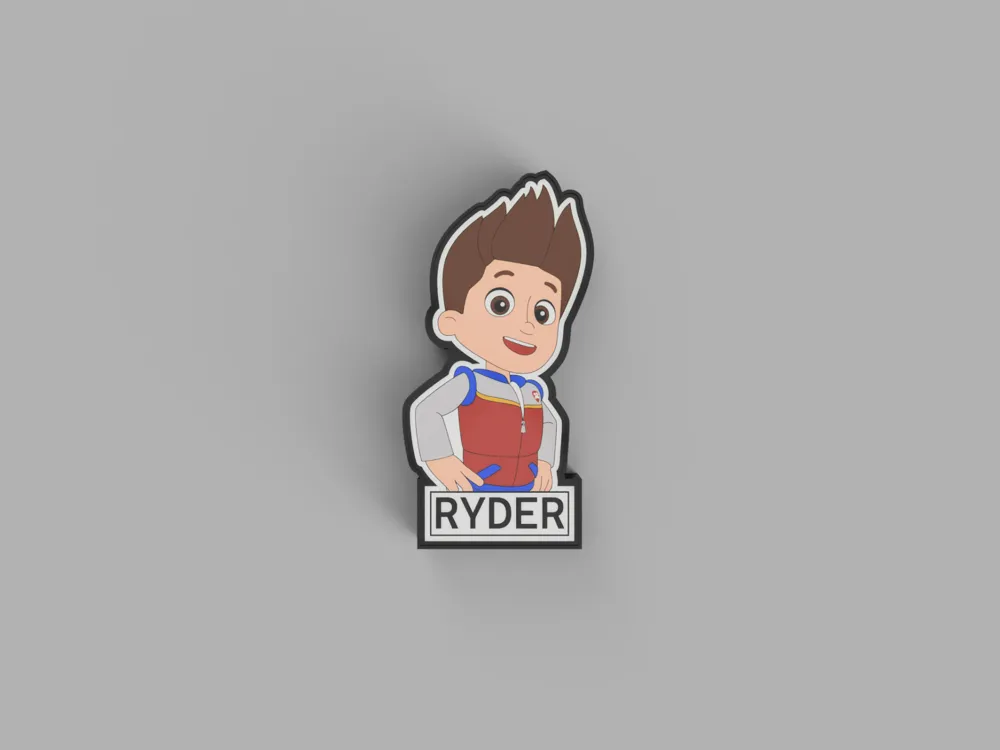 Ryder Paw Patrol Lightbox LED Lamp, photo 3 of 4 - Ryder Paw Patrol Lightbox LED Lamp Art