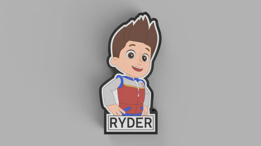 Ryder Paw Patrol Lightbox LED Lamp - Signs & Logos, in stock in India