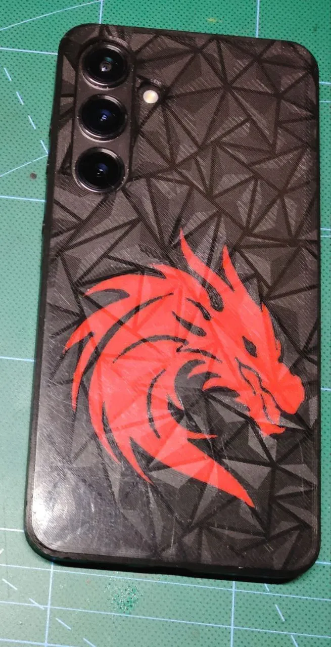 Samsung Galaxy s24+ / s24 plus phone case (Dragon), photo 2 of 4 - Samsung Galaxy s24+ / s24 plus phone case (Dragon) Hobby & DIY