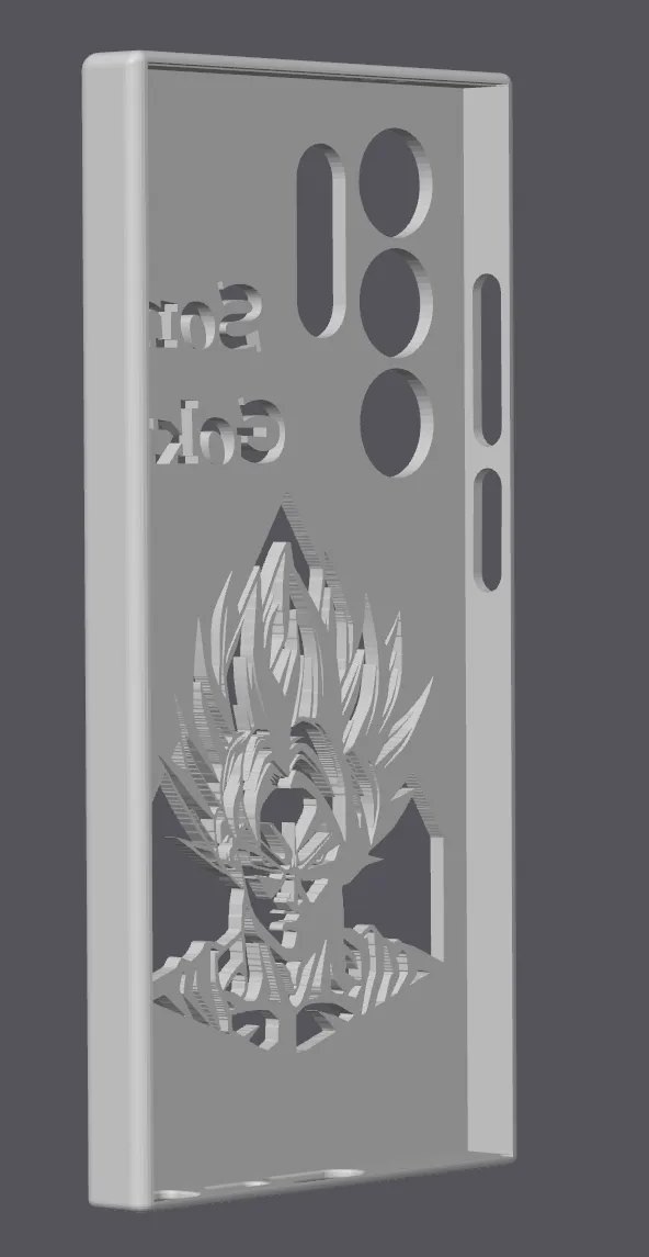 Samsung Galaxy S24 Ultra Case, Goku Super Saiyan, photo 2 of 4 - Samsung Galaxy S24 Ultra Case, Goku Super Saiyan Tools