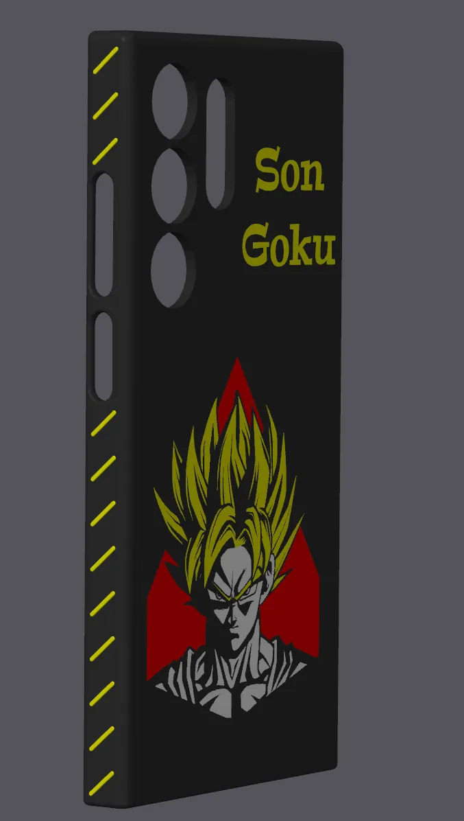 Samsung Galaxy S24 Ultra Case, Goku Super Saiyan, photo 3 of 4 - Samsung Galaxy S24 Ultra Case, Goku Super Saiyan Tools