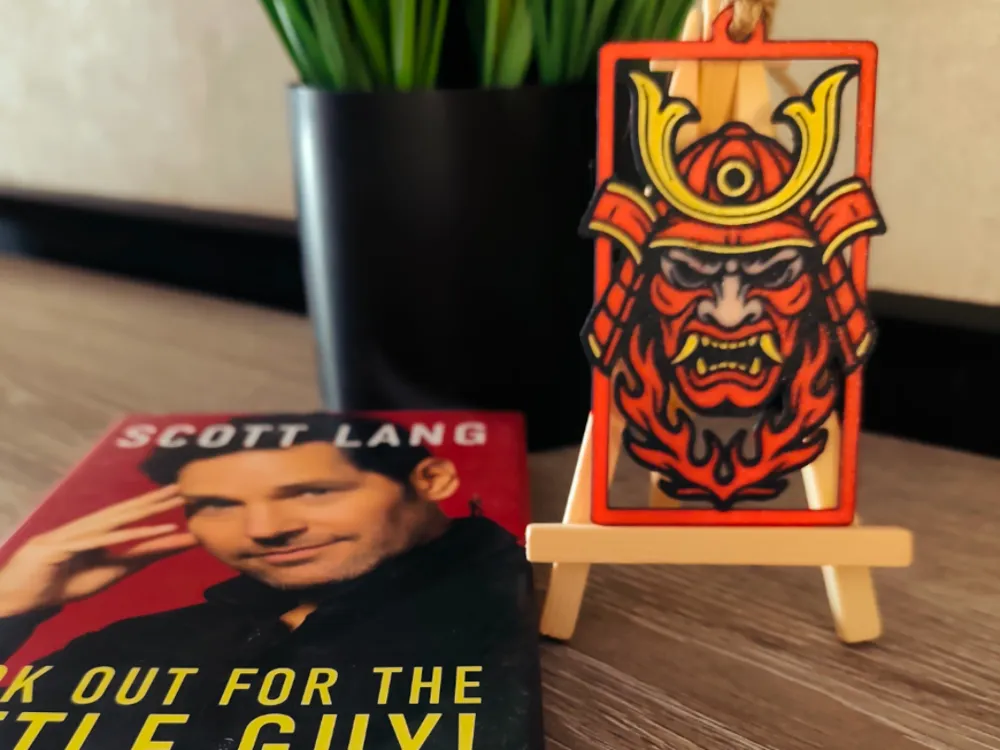 Samurai Mask Bookmark