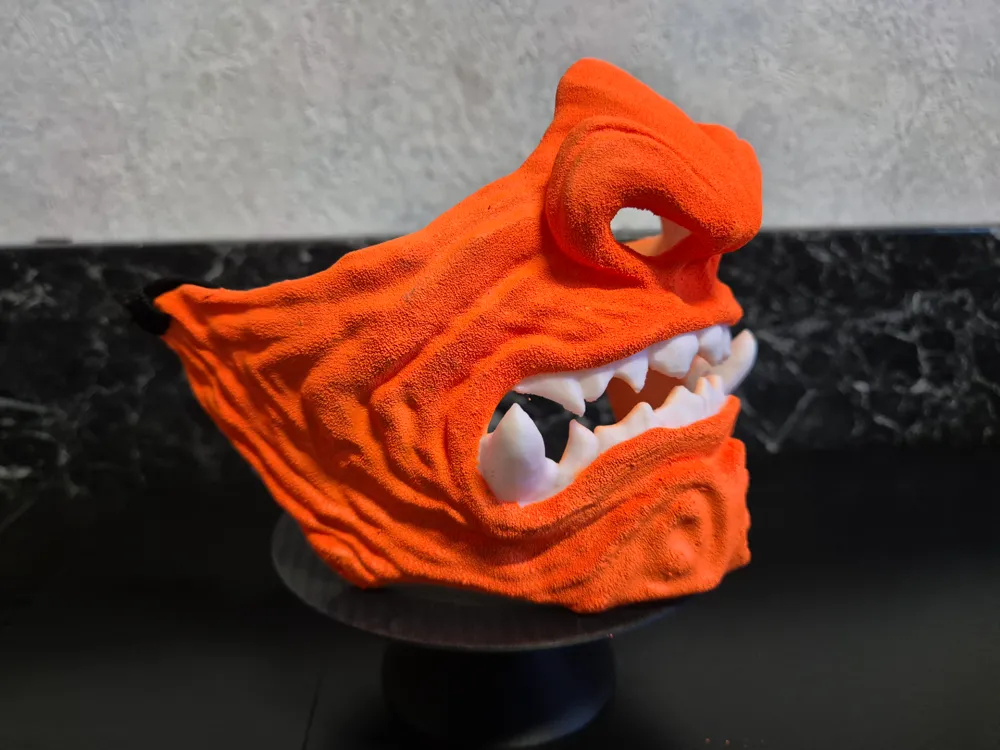Samurai Oni Mask #01, photo 4 of 4 - Samurai Oni Mask #01 Props & Cosplay