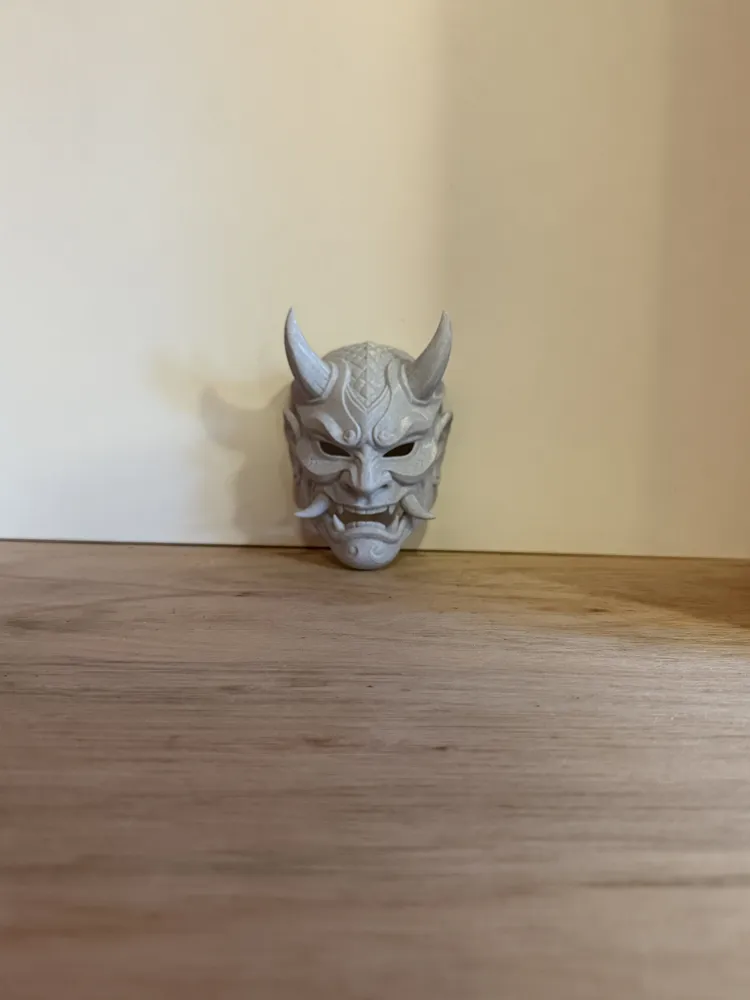 Samurai Oni Mask Dragon/Demon, photo 3 of 4 - Samurai Oni Mask Dragon/Demon Props & Cosplay