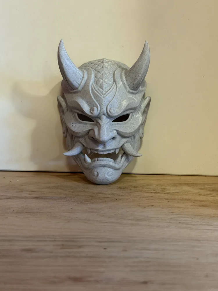 Samurai Oni Mask Dragon/Demon, photo 4 of 4 - Samurai Oni Mask Dragon/Demon Props & Cosplay