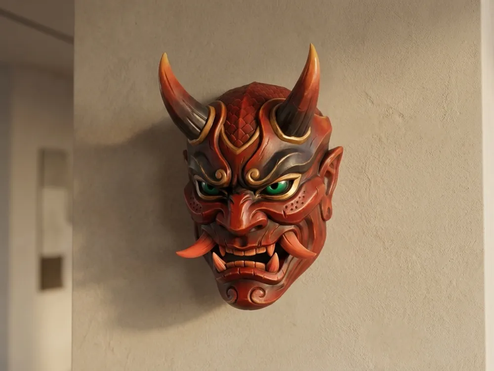 Samurai Oni Mask Dragon/Demon