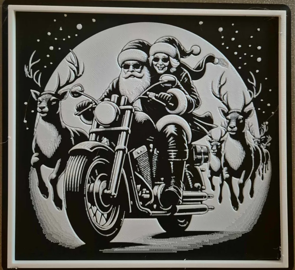 Santa, photo 3 of 4 - Santa Generative Art