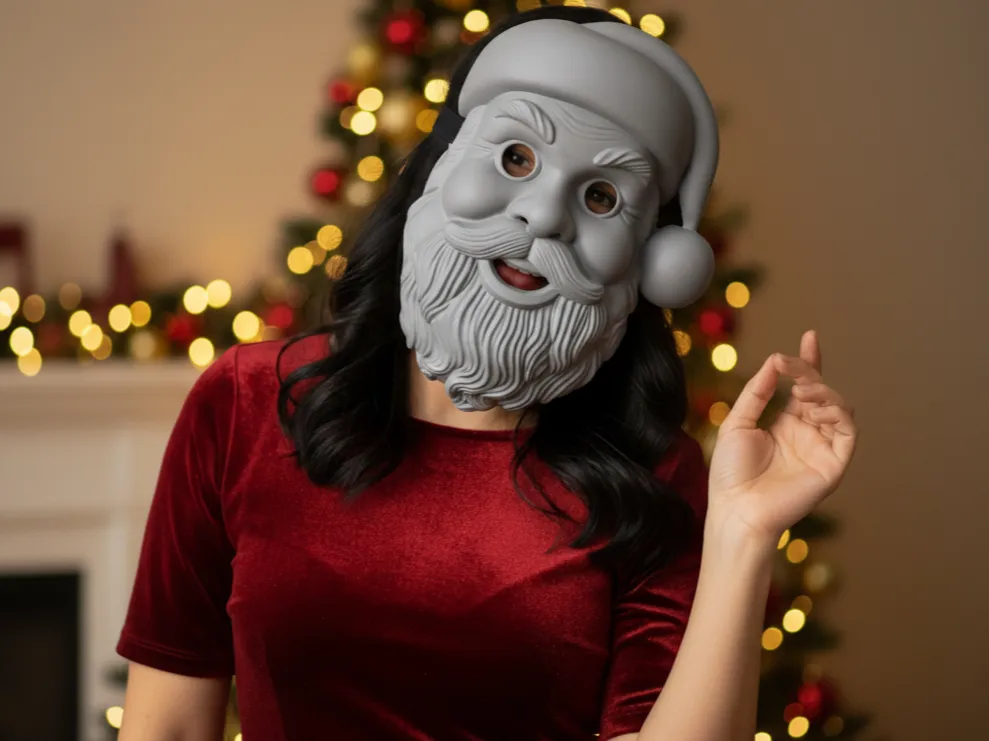 Santa Claus Face Mask