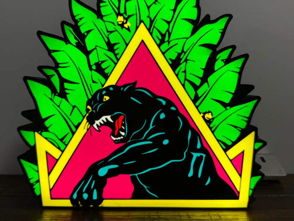 Santa Cruz - Natas - Panther Light Up Sign