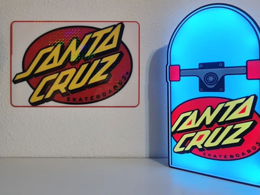 Santa Cruz Retro Skateboard Light