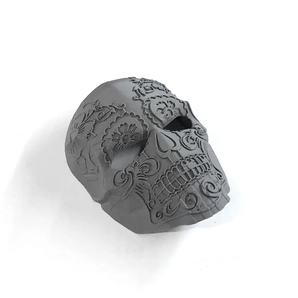 Santa Muerte Mexican Killer Mask, photo 3 of 4 - Skull & Horror Masks, mask art