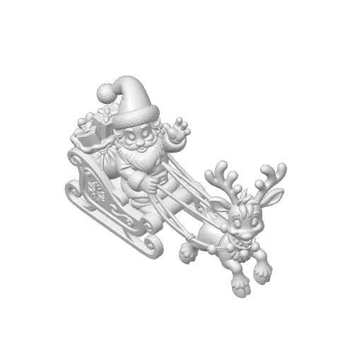 SantaClaus in an Sleigh, photo 3 of 3 - SantaClaus in an Sleigh Figurines & Collectibles