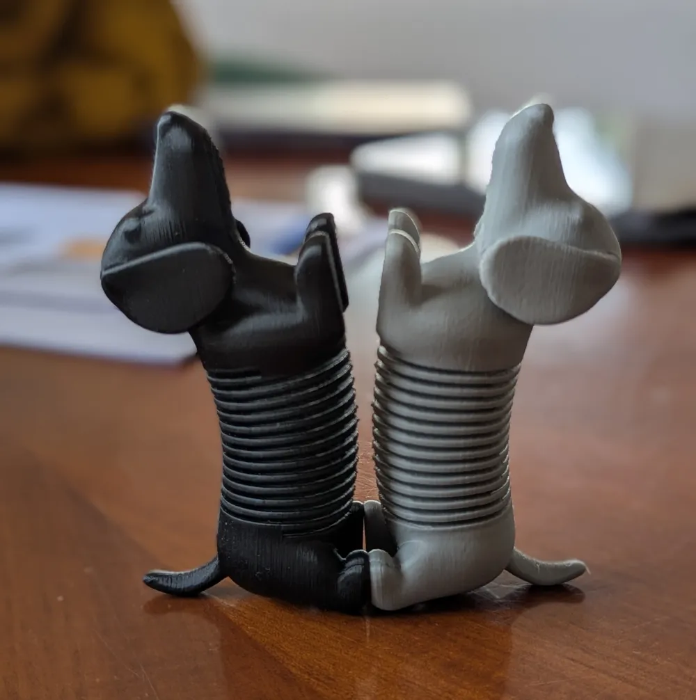 Sausage Dog Spring Toy, photo 2 of 4 - Sausage Dog Spring Toy Pets
