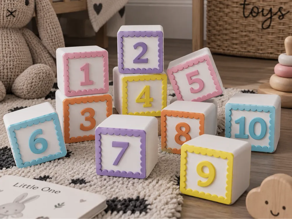 Scalloped Number Blocks 1-20