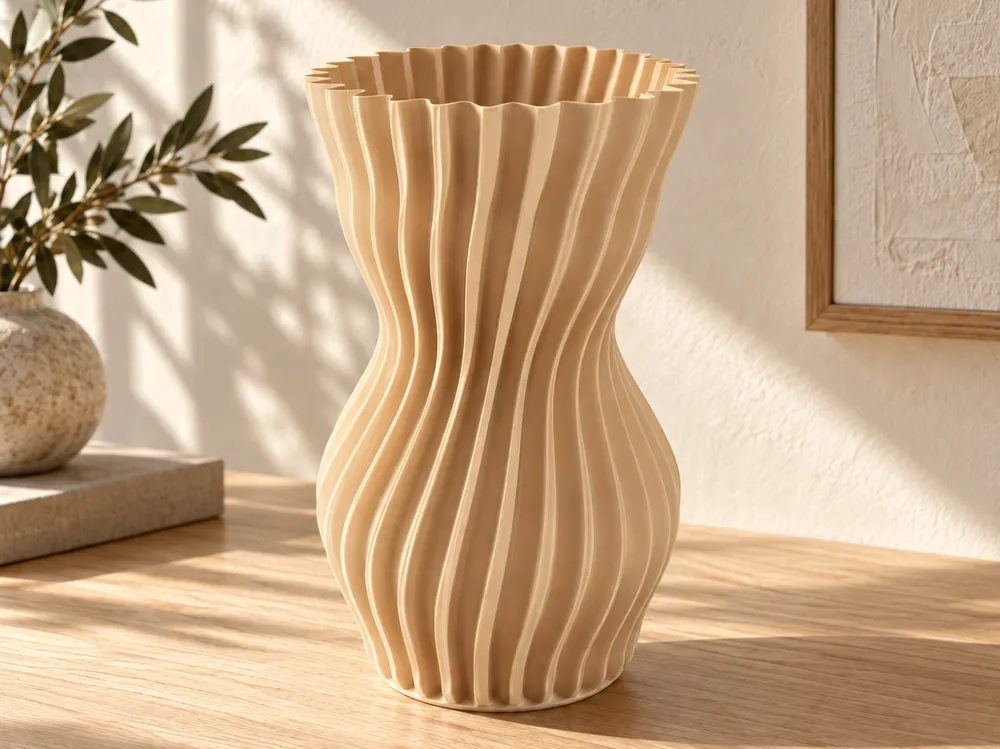Scandinavian Designer Spiral Vase, Dune 220 - Spiral & Twisted Vases, in stock