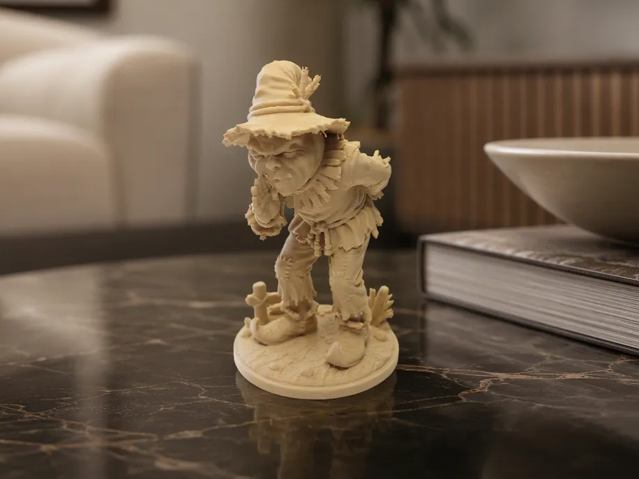 Vogelscheuche "Feldgrübler" in gebeugter Pose - Tombstones, Coffins & Haunted Decor, in stock