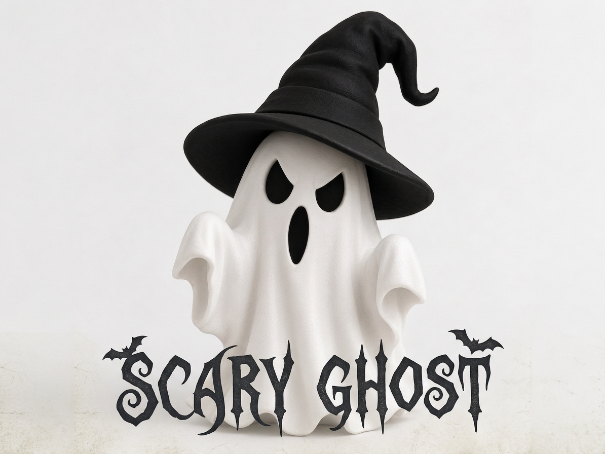 Scary Ghost with Hat or without, photo 3 of 4 - Scary Ghost with Hat or without Household