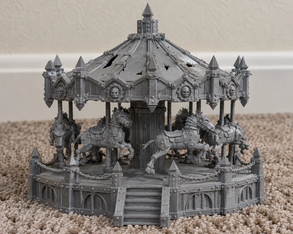 scifi carrousel, photo 2 of 4 - scifi carrousel Figurines & Collectibles