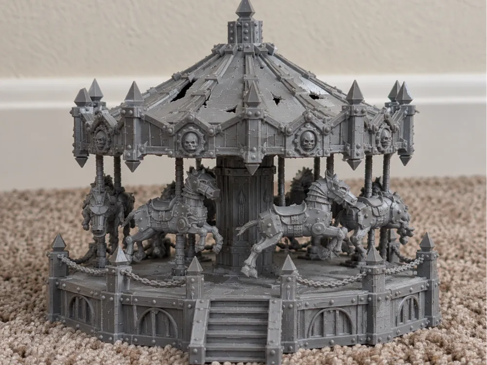 scifi carrousel, photo 3 of 4 - scifi carrousel Figurines & Collectibles