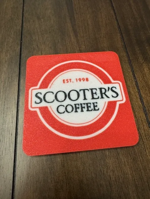Scooters Coffee Coaster, photo 2 of 4 - Scooters Coffee Coaster Household
