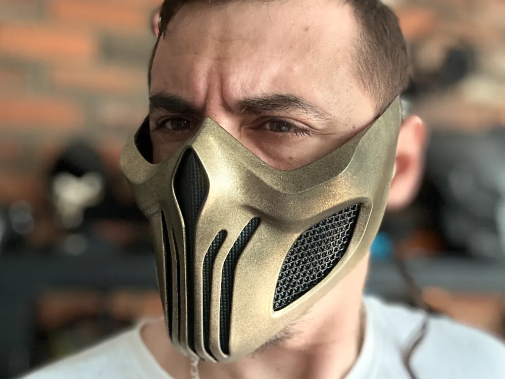 Scorpion mask from MK 11 - Tachijitsu Master