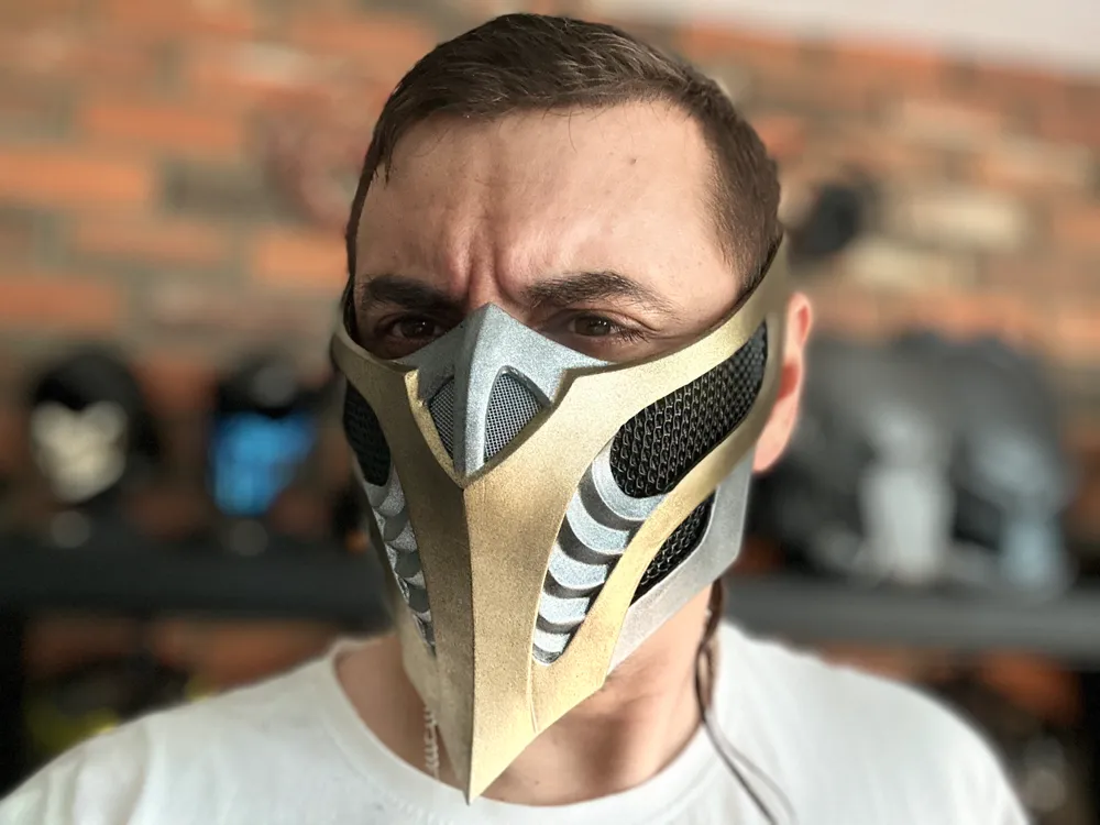 Scorpion mask Mortal Kombat 11 - Kazan Inferno