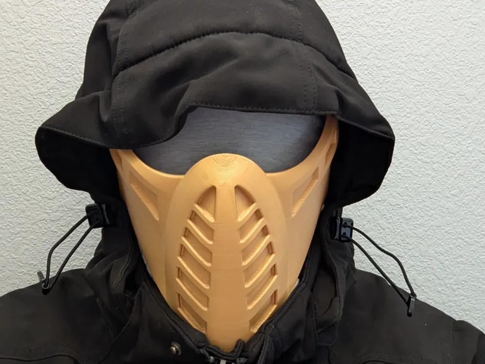 Scorpion Mortal Kombat Inspired Face Mask