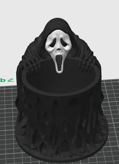 Scream Pen Holder, Ghostface Horror, photo 4 of 4 - Scream Pen Holder, Ghostface Horror Household