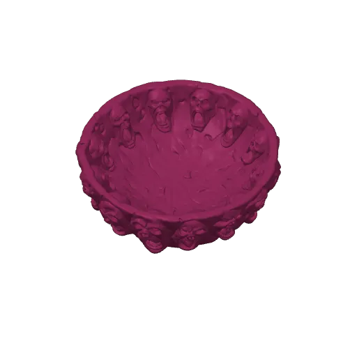 Screaming Halloween Candy Bowl, photo 4 of 4 - Screaming Halloween Candy Bowl Kitchen & Dining