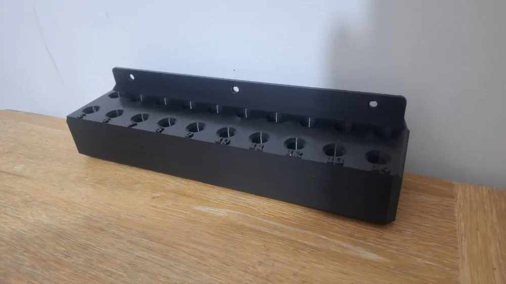 SDS PLUS Drill Bit Holder, 20 Slot Organizer, photo 2 of 4 - SDS PLUS Drill Bit Holder, 20 Slot Organizer Tools