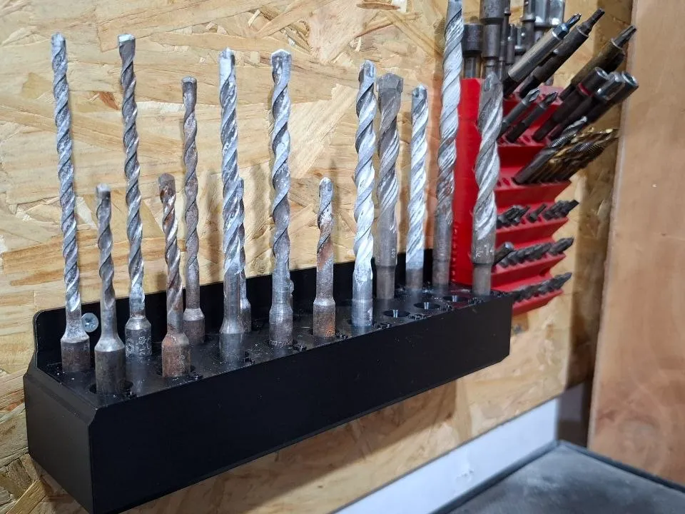 SDS PLUS Drill Bit Holder, 20 Slot Organizer - Machine Tools, in stock in India