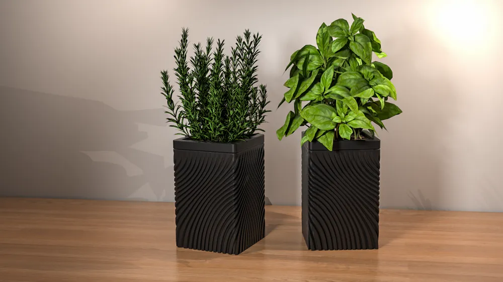 Self watering SQ-planter, photo 4 of 4 - Self watering SQ-planter Household