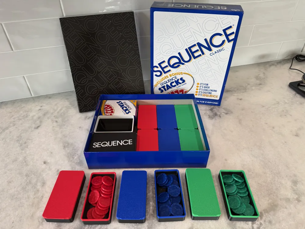 Sequence Classic + Stacks Board Game Insert, photo 2 of 4 - Sequence Classic + Stacks Board Game Insert Board Games & Tabletop