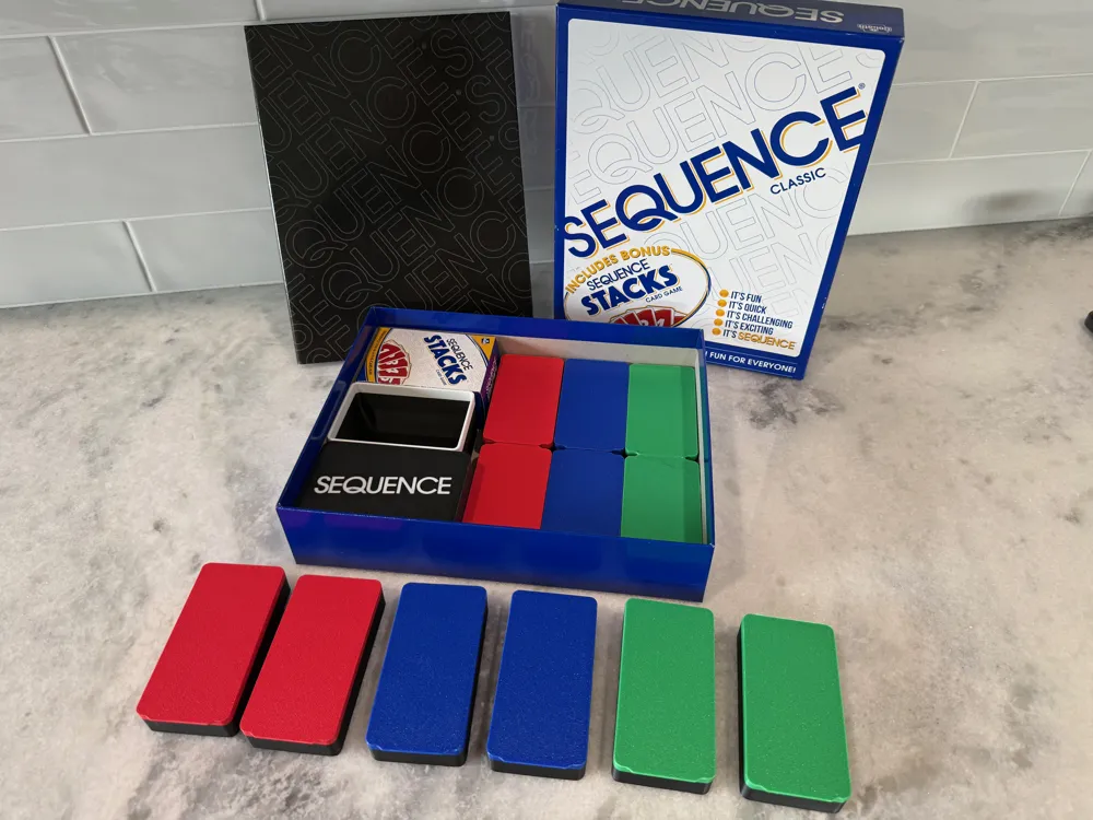 Sequence Classic + Stacks Board Game Insert, photo 4 of 4 - Sequence Classic + Stacks Board Game Insert Board Games & Tabletop