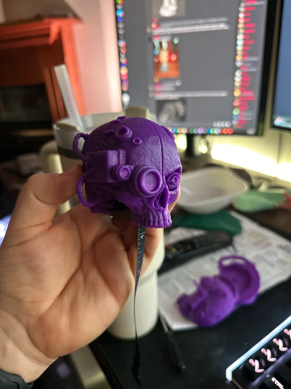 Servitor Skull Measuring Tape