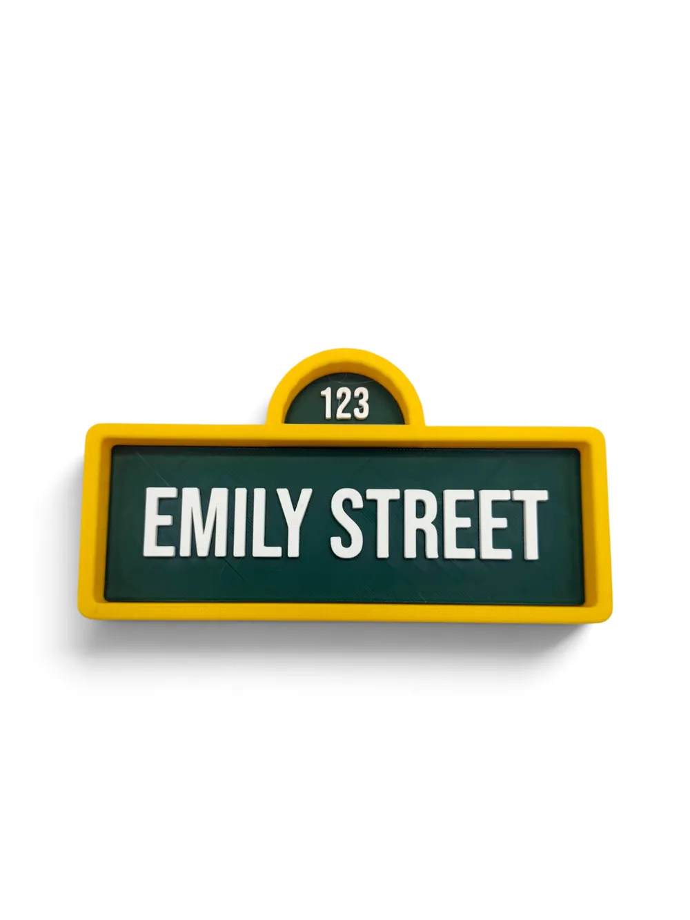 Sesame Street Style Sign Generator, photo 2 of 5 - Gaming & Pop Culture Signs, customizable