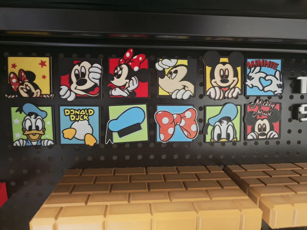 Disney Fridge Magnet Set of 12, photo 2 of 4 - Disney Fridge Magnet Set of 12 Art