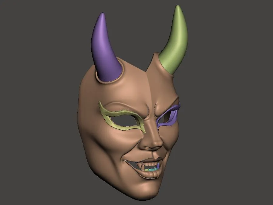 Sexy Female Devil Mask BROKEN UP IN PART or whole