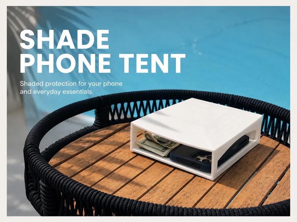 Shaded Phone/Accessories Tent, photo 4 of 4 - Shaded Phone/Accessories Tent Travel & Everyday Carry