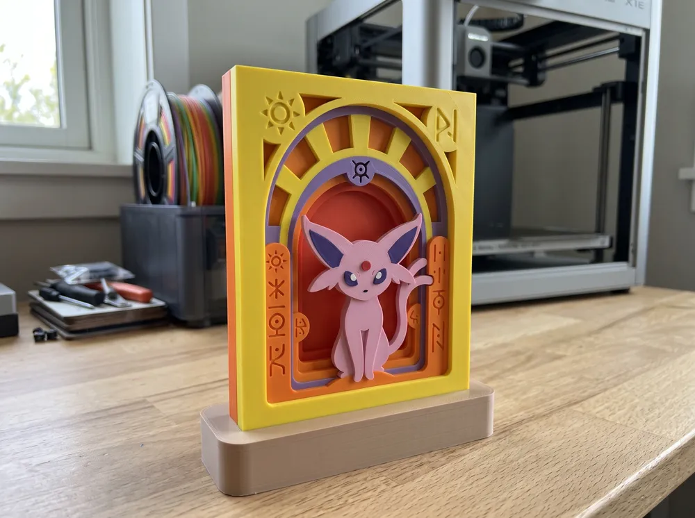 Shadow Box Pokemon - #0196 - Espeon, photo 3 of 4 - Shadow Box Pokemon - #0196 - Espeon Figurines & Collectibles