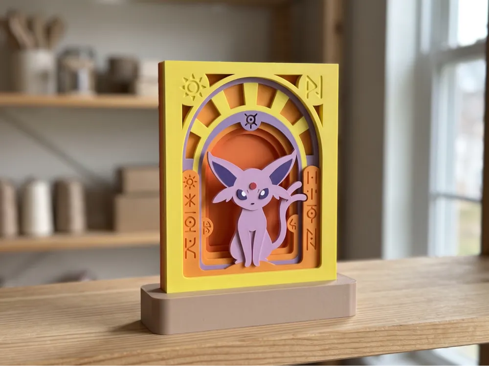Shadow Box Pokemon - #0196 - Espeon - Eevee & Eeveelutions, in stock