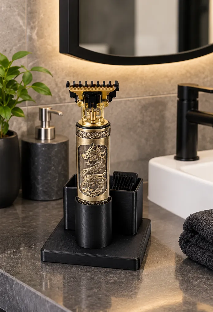 Shaver Storage Holder & Bathroom Organiser, photo 2 of 4 - Shaver Storage Holder & Bathroom Organiser Household